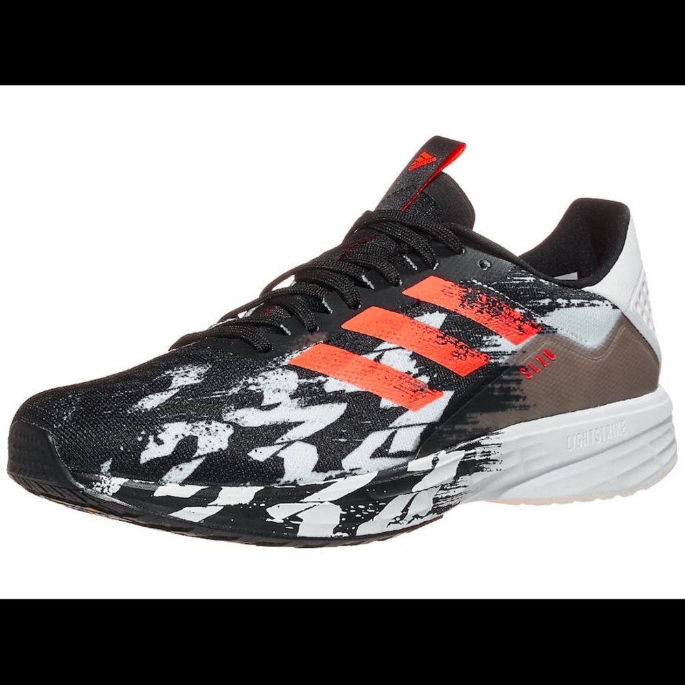 Adidas SL20 “LightStrike”, Size US 9, Colors Black/White/Signal Coral